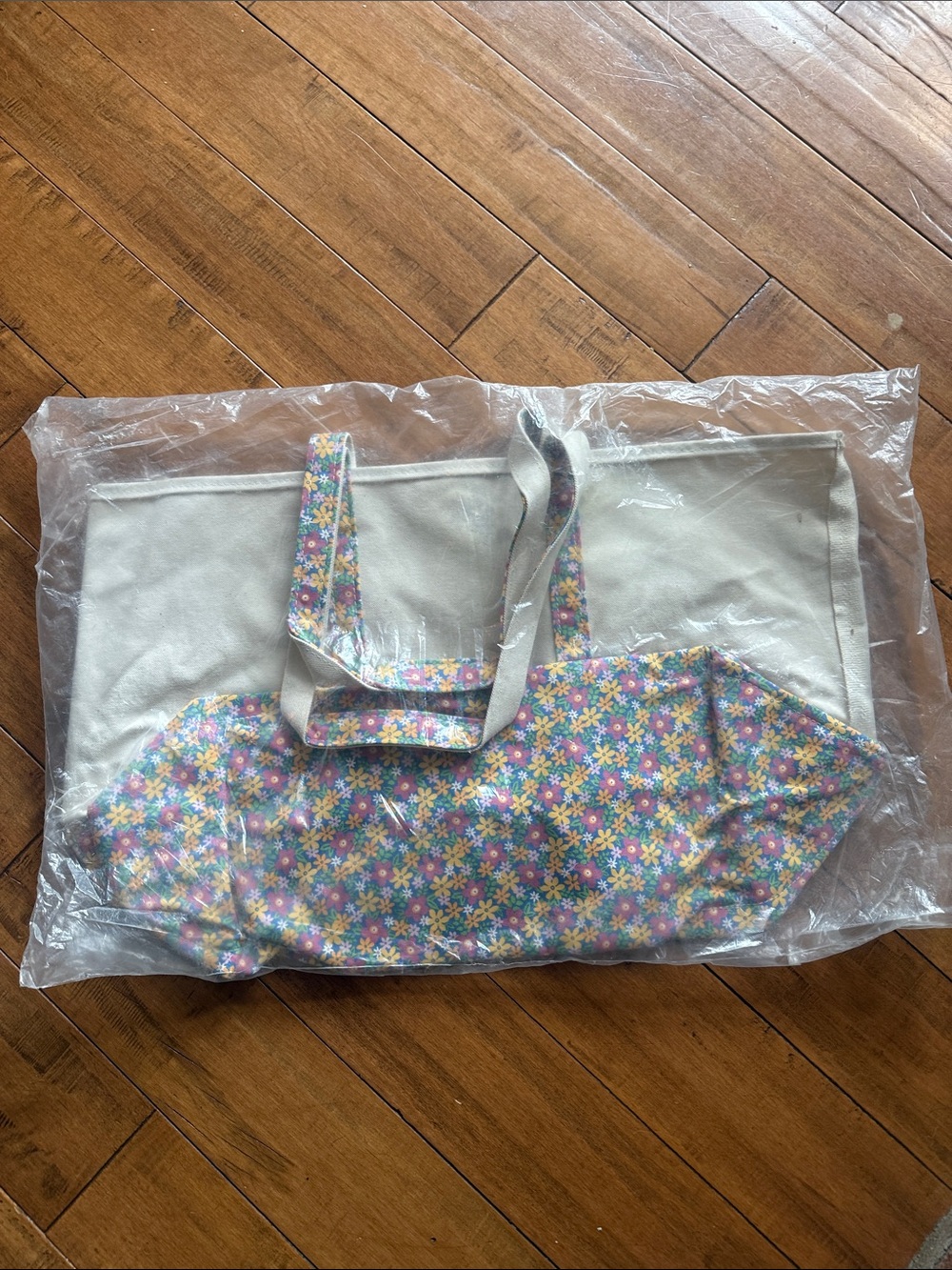 L.L. Bean Canvas tote Xlarge with long handles